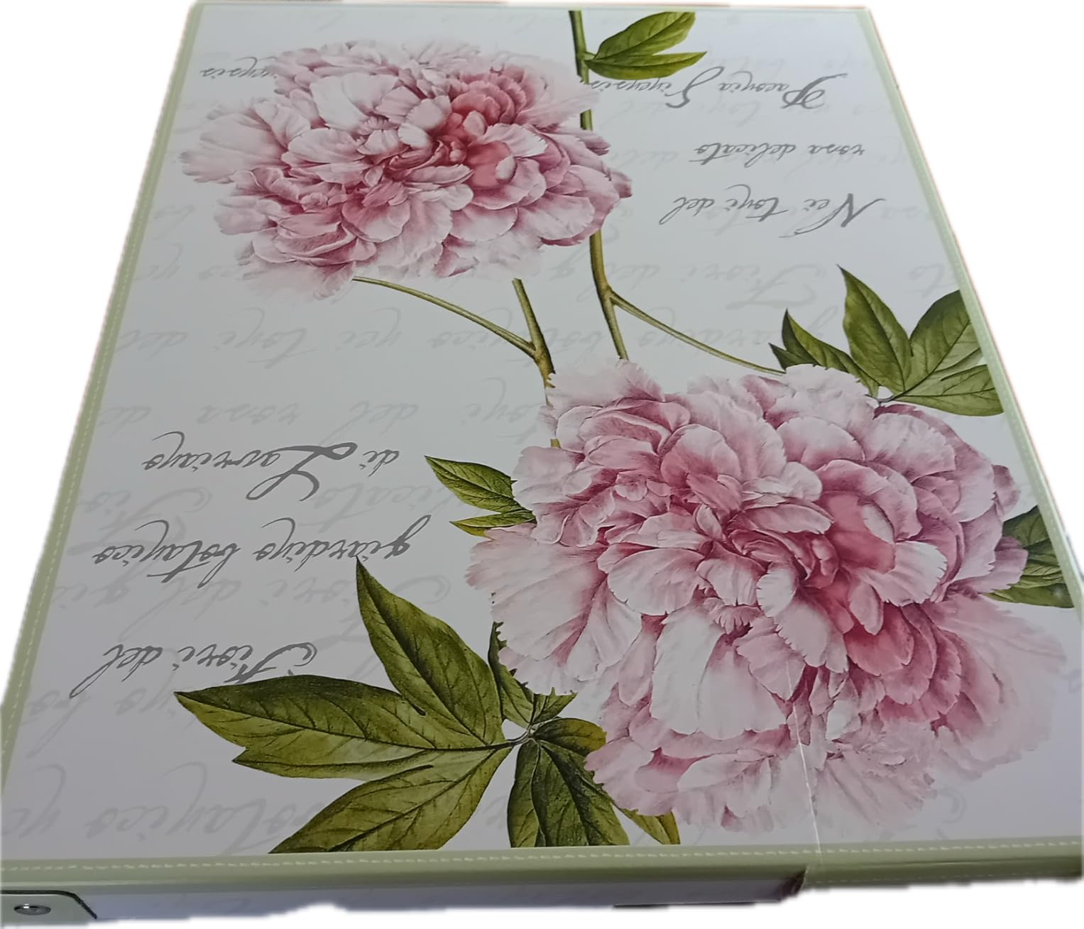 Lavatelli scatola armadio peonie grande 50x39x24 cartone