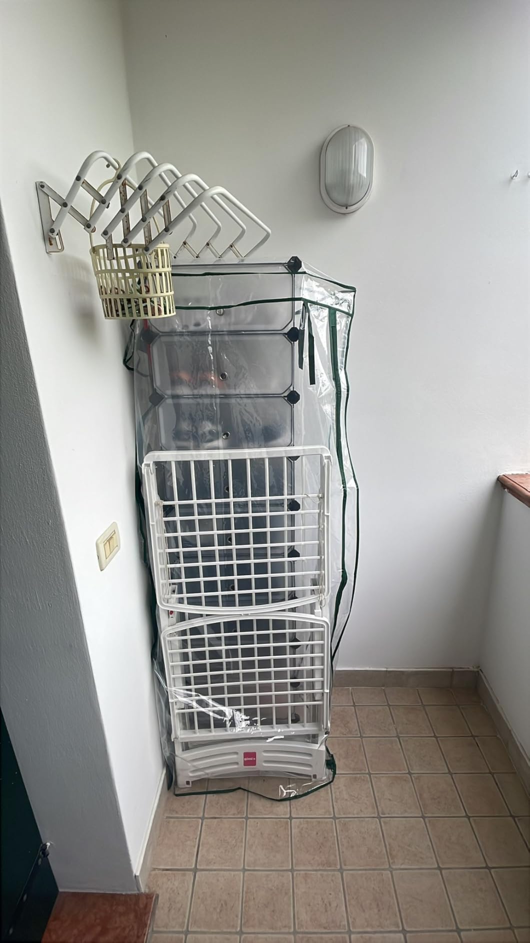 Domopak Custodia Protettiva Scaffale Medium 100x40 cm Trasparente