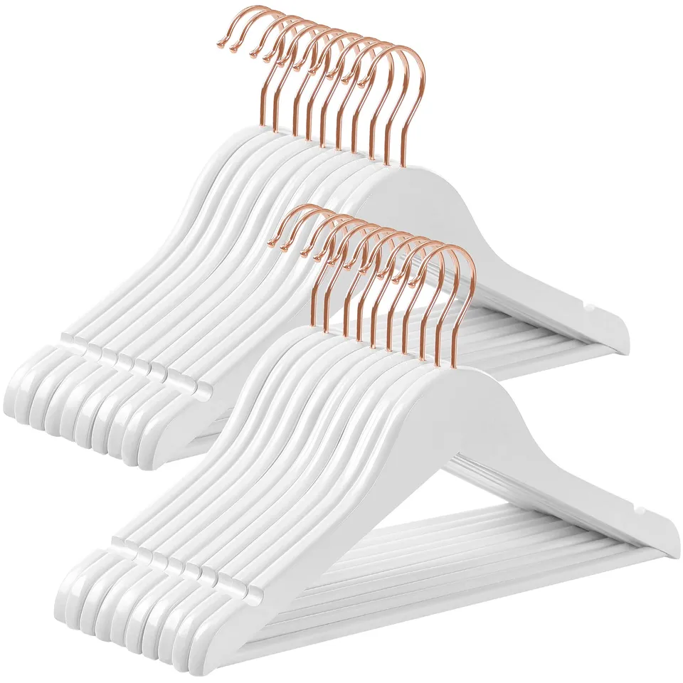Songmics CRW006W03 set 20 grucce bambini legno bianco 35 cm