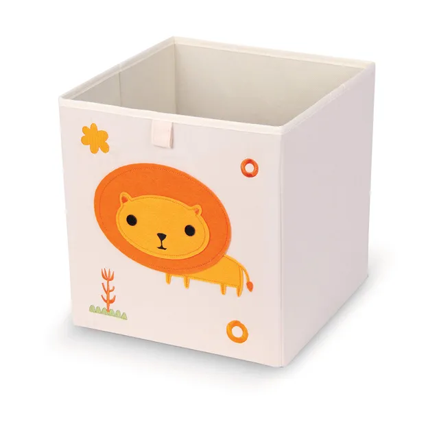 Domopak Living Cubo Leone scatola 27x27x28 cm per bambini