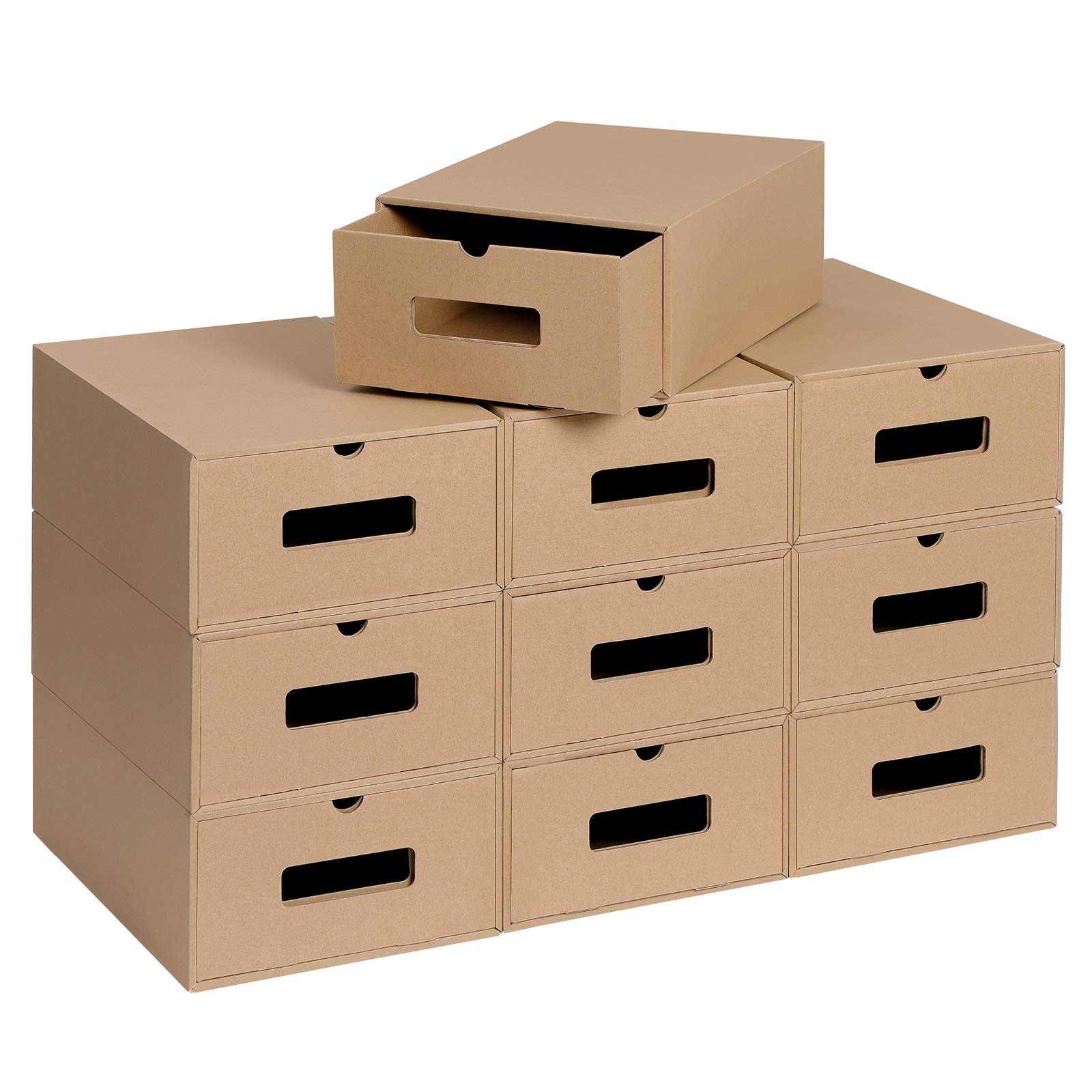 Songmics LSP999B01 scatole portascarpe 10 pezzi cartone