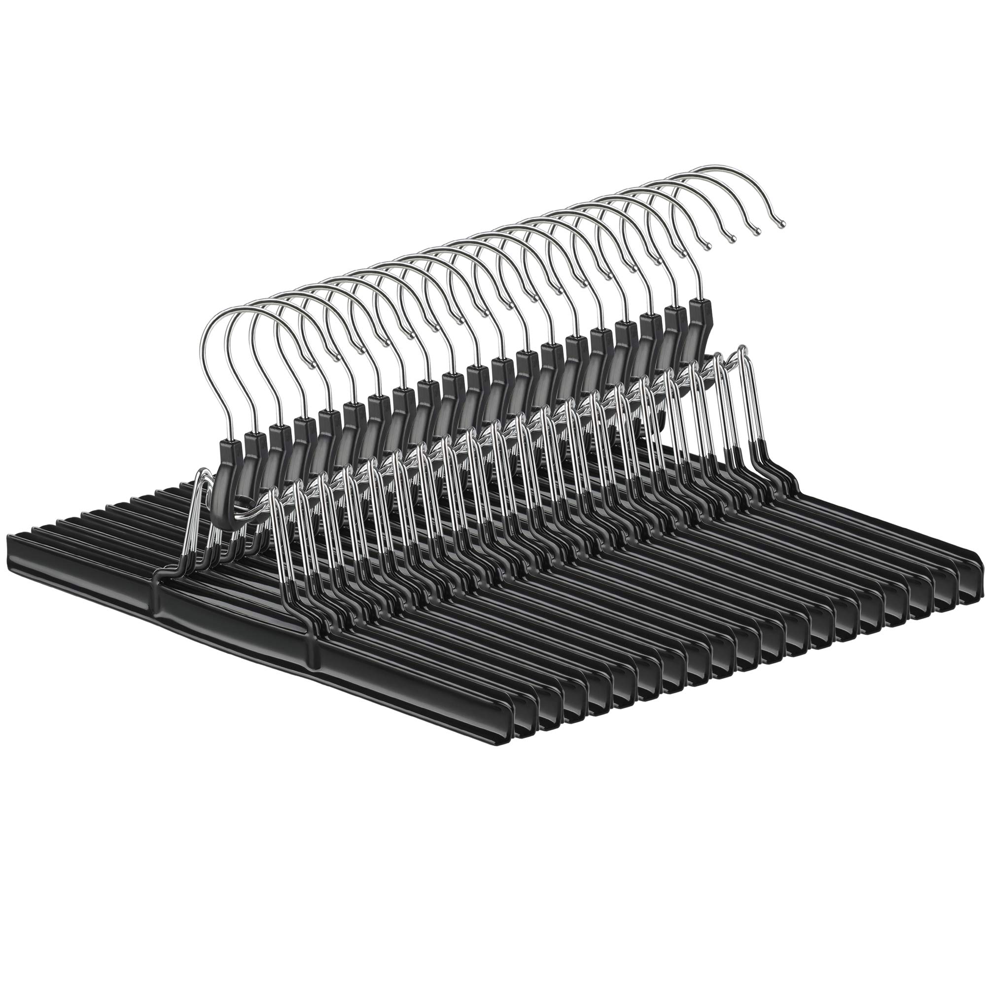 Songmics CRI07B20 grucce pantaloni 20 pezzi nere antiscivolo