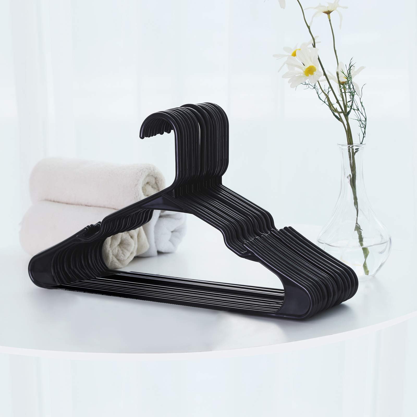 Songmics CRP03B-50A Grucce Plastica Nero 50 Pezzi 41,5 cm