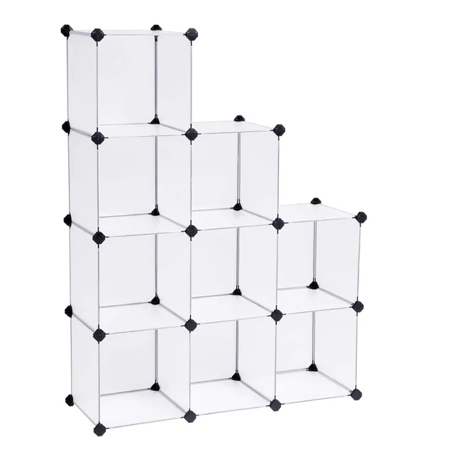 Songmics LPC115S armadio 9 cubi bianco
