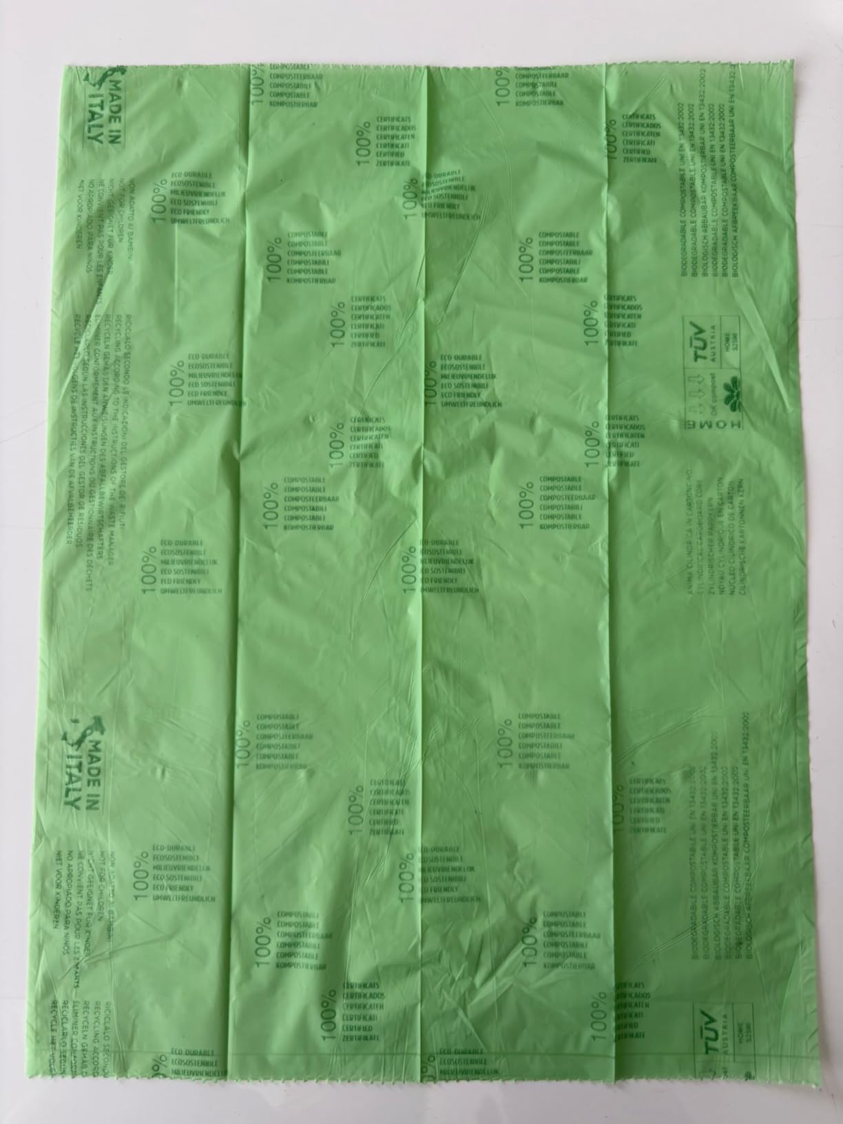 Lavatelli Compoo sacchetti cane verde 21,5x29 cm 300 pezzi