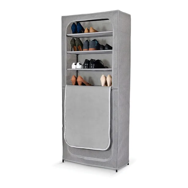 Domopak Living scarpiera 7 ripiani 68x30x160 cm con cerniere
