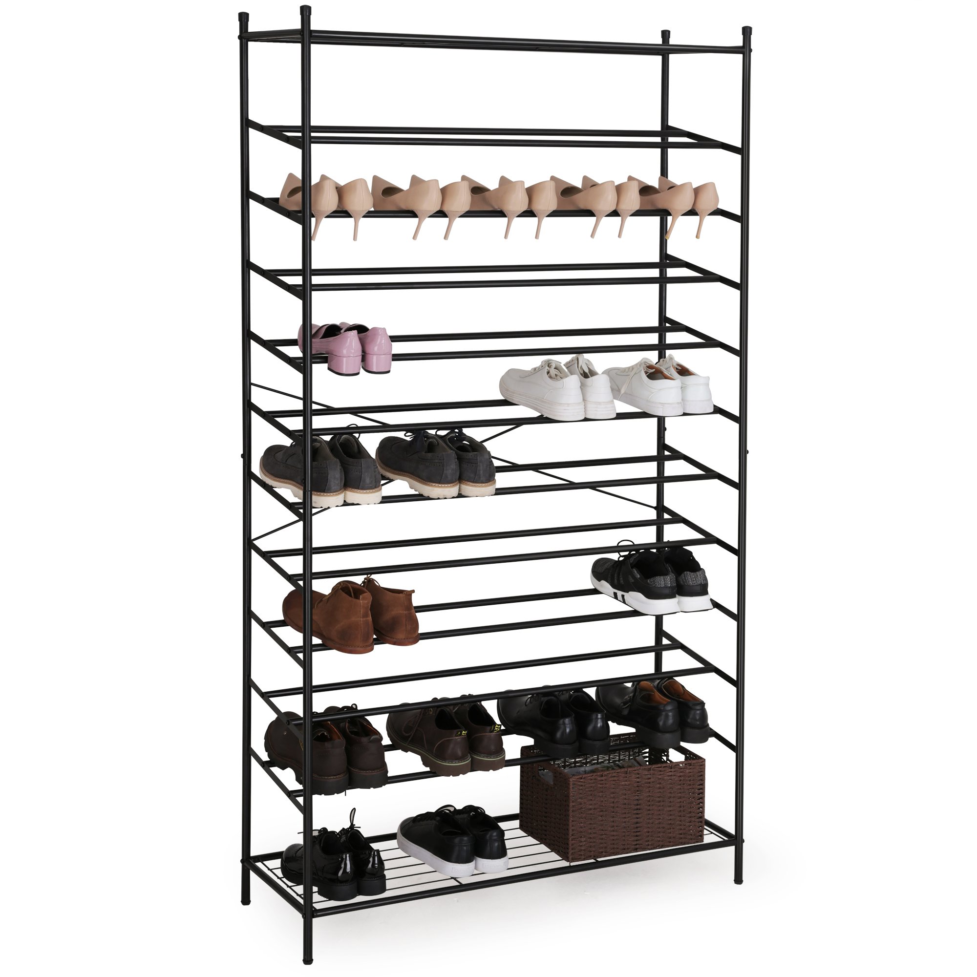 Songmics RTG01H Scarpiera 12 Ripiani 70 Paia 105x37x192
