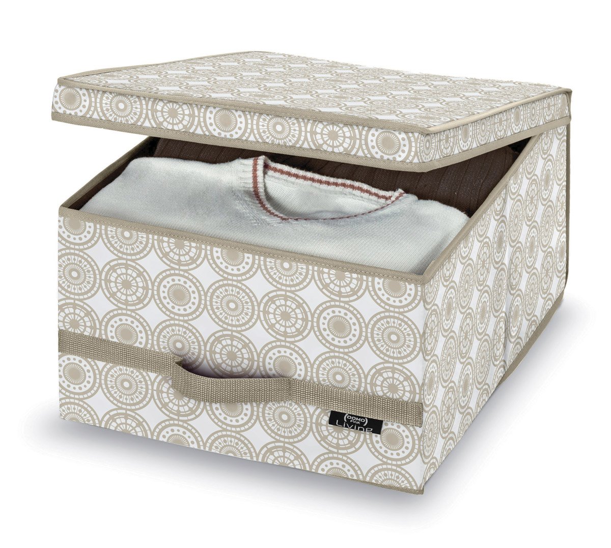 Domopak Living Ella scatola armadio beige 50x38x24 cm