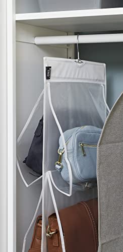 Domopak Living Porta Borse 8 Scomparti 33x120 cm Trasparente