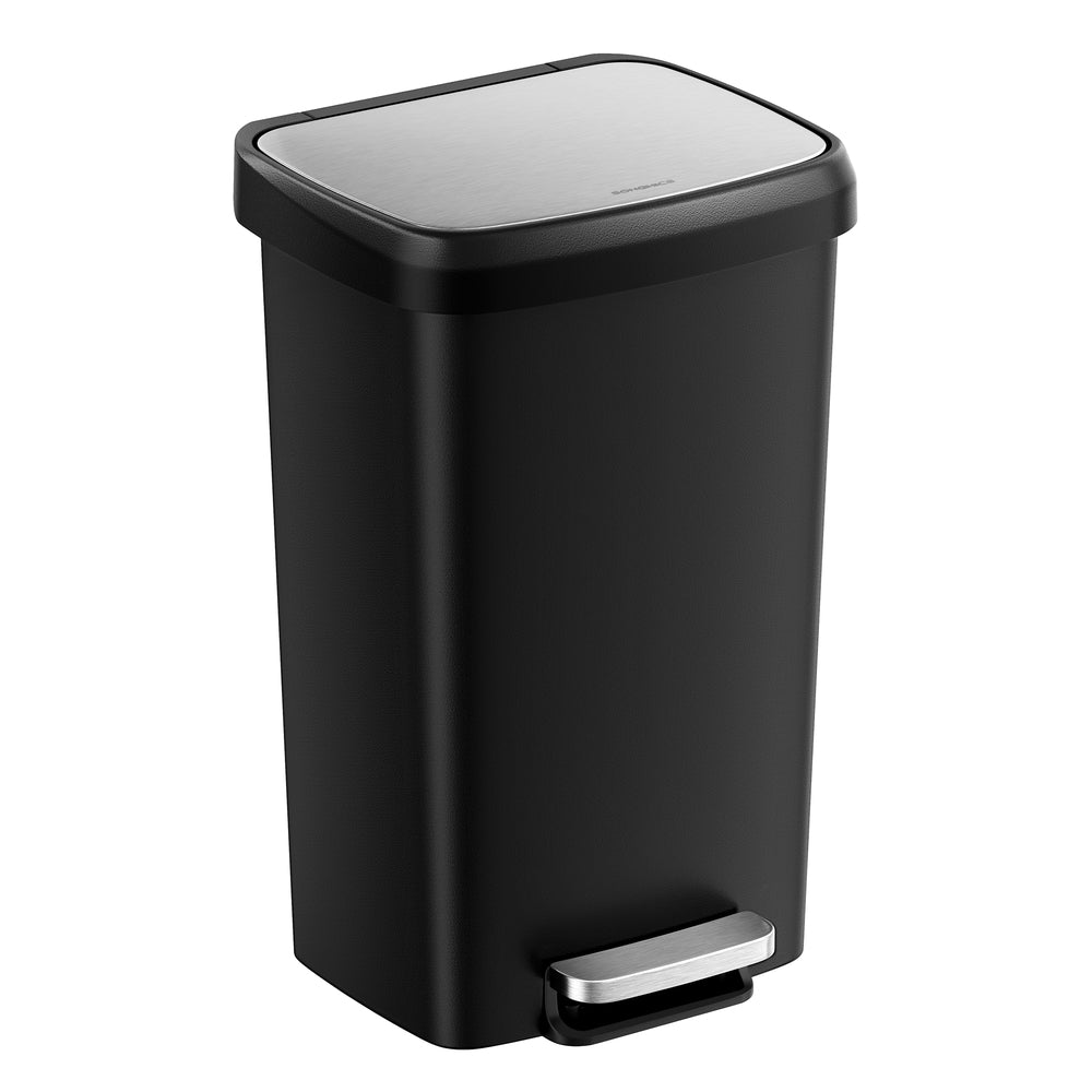 Songmics Pattumiera Cucina 45 L a Pedale Inox