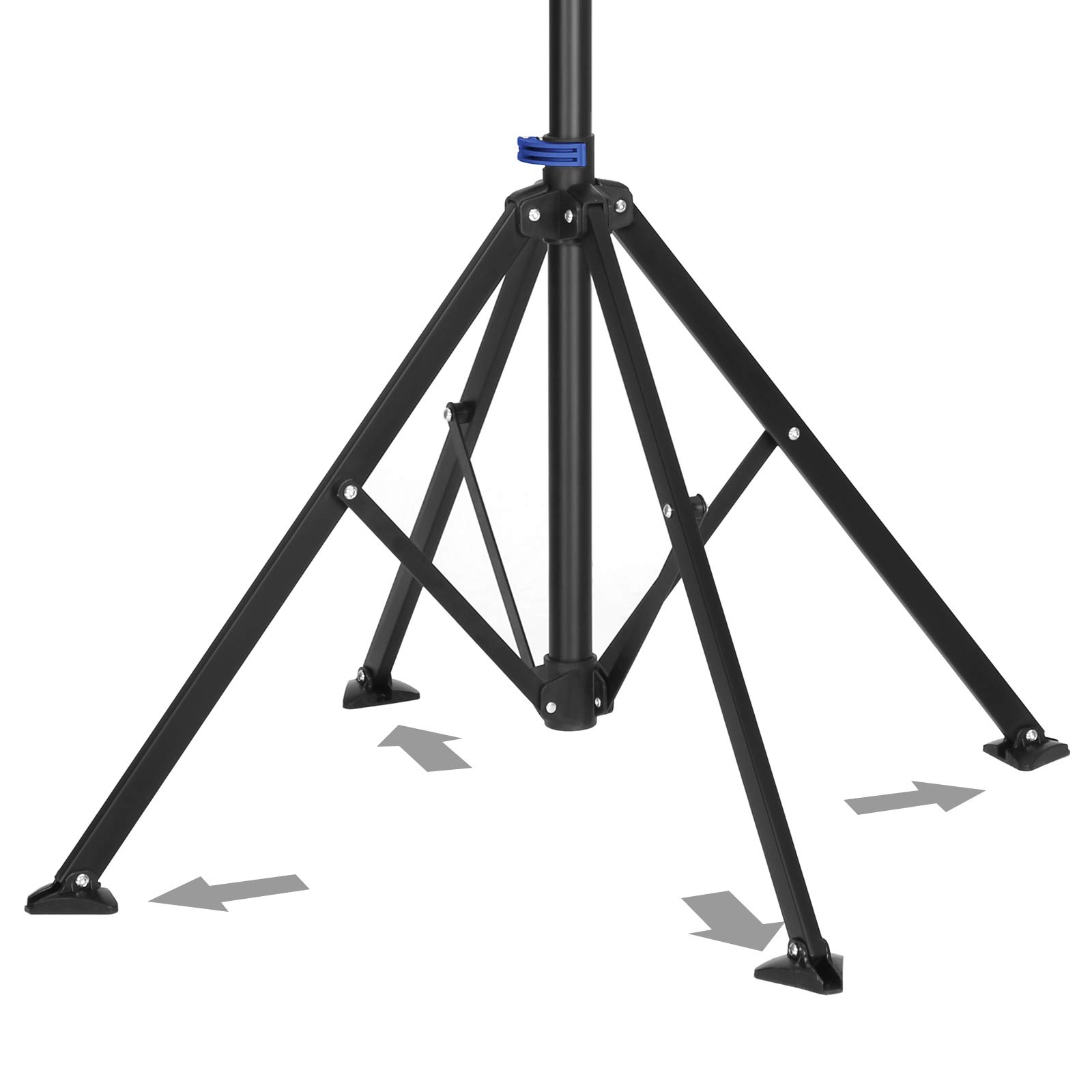 SONGMICS SBR061B01 cavalletto bici nero-blu con vassoio