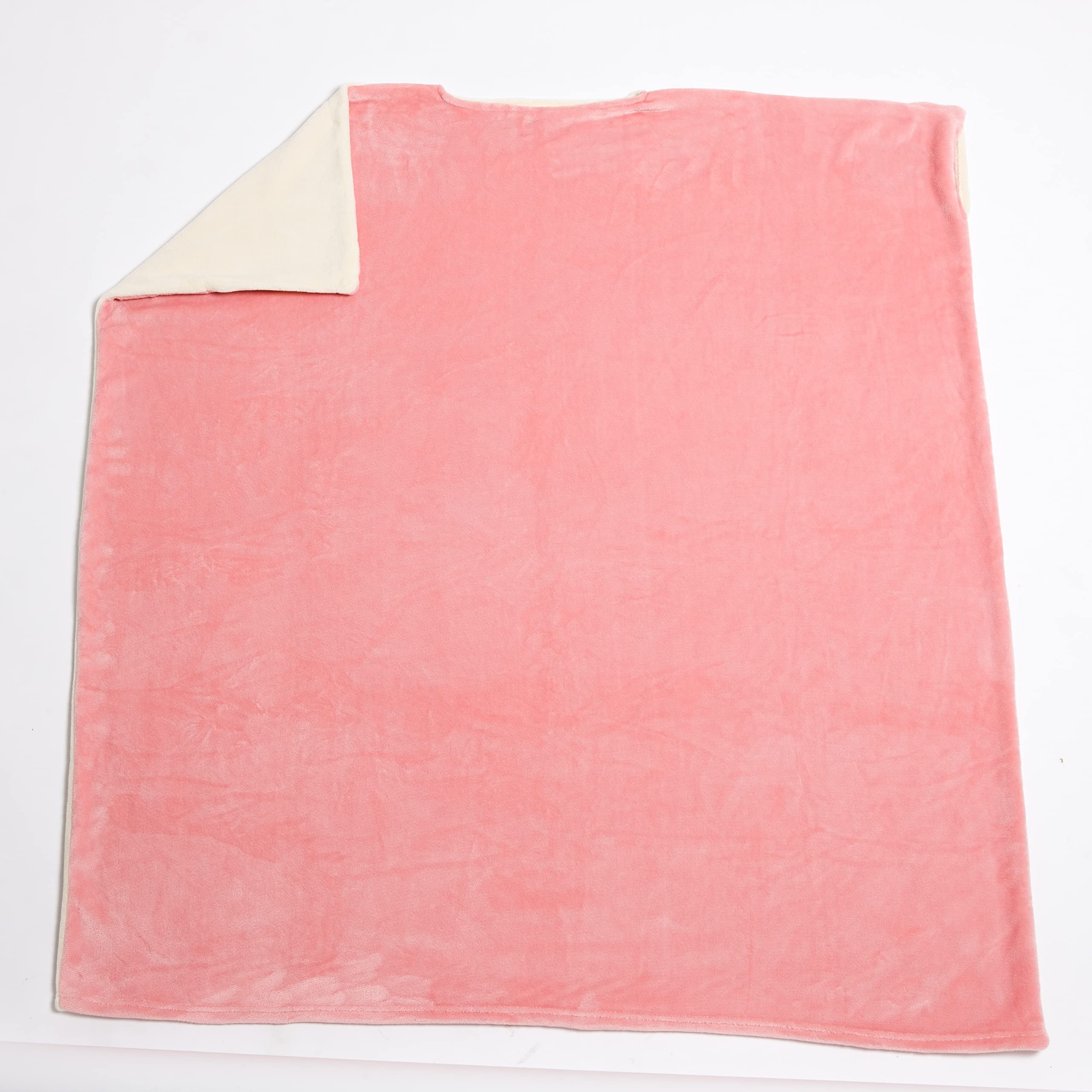 Kanguru Momonga coperta indossabile pile rosa 120x120 cm
