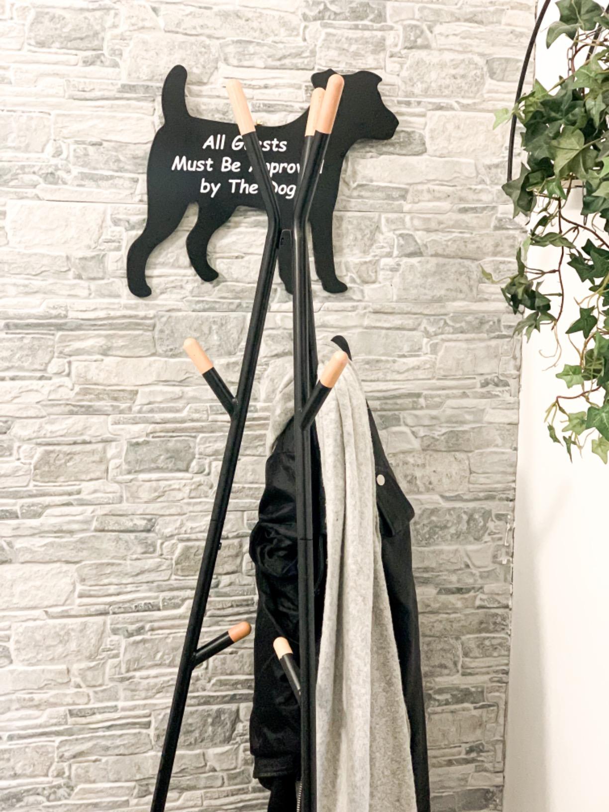 Songmics RCR15WY appendiabiti ad albero bianco 9 ganci legno