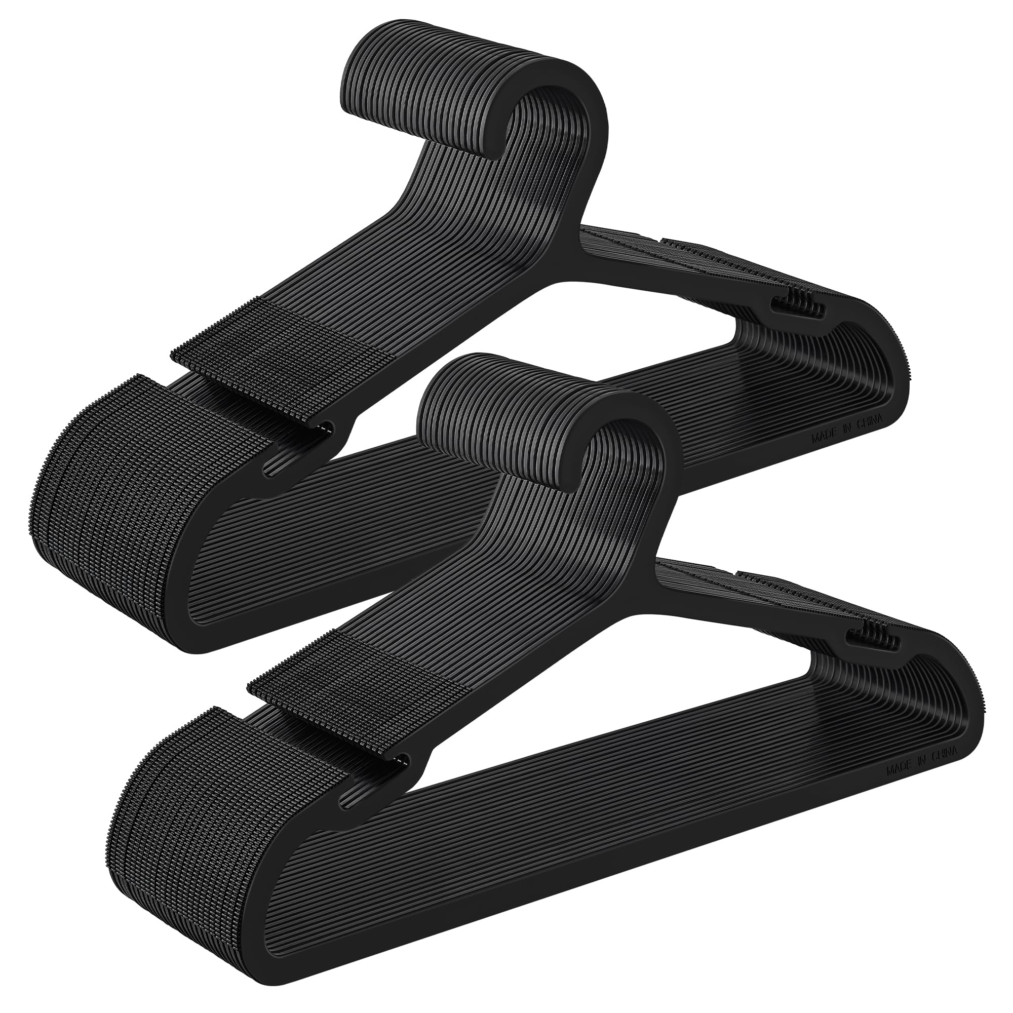Songmics CRP010B01 grucce 50 pezzi nero salvaspazio