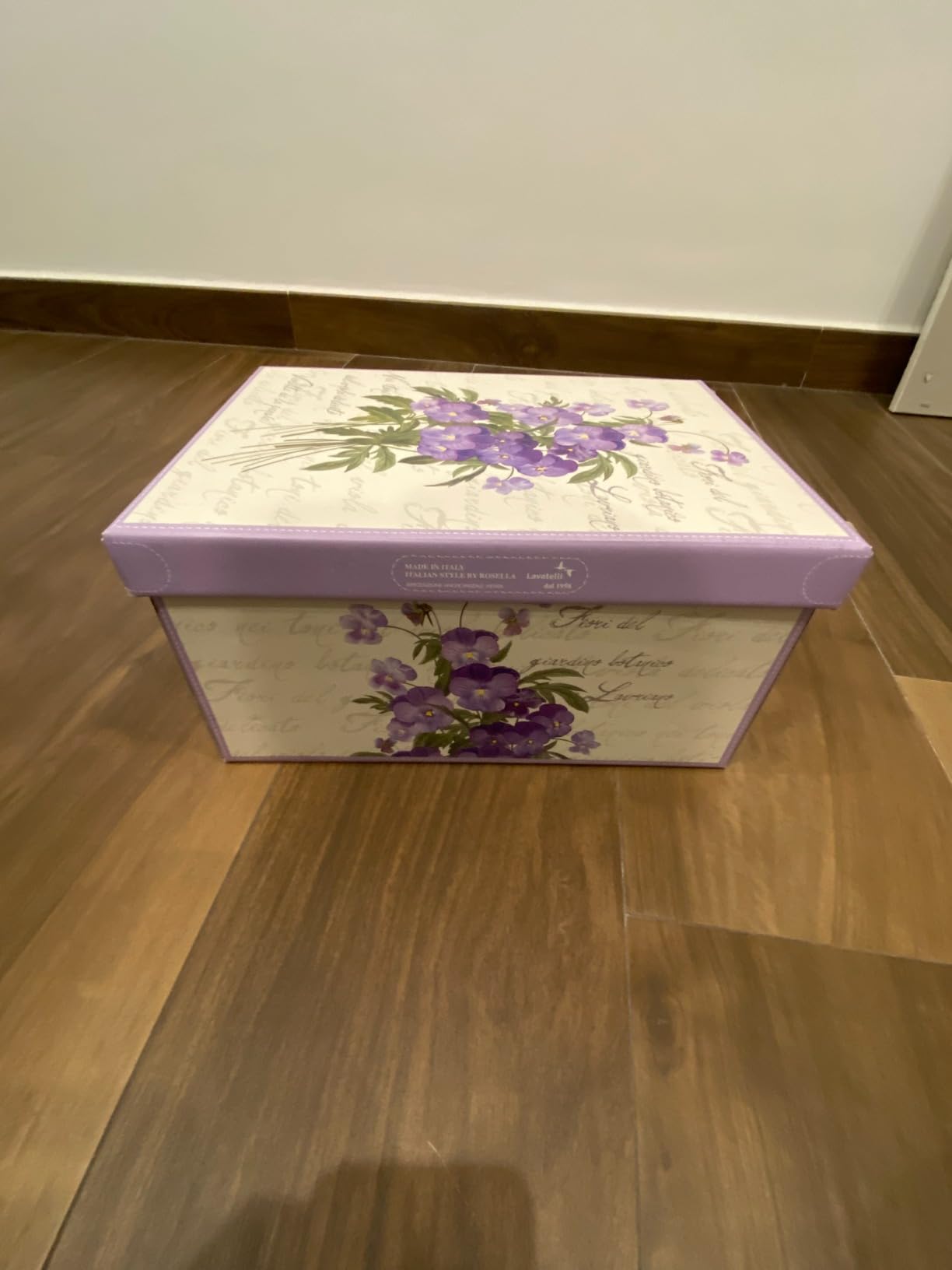 Lavatelli Scatola Cartone Violette Media 32x42x17,5 cm