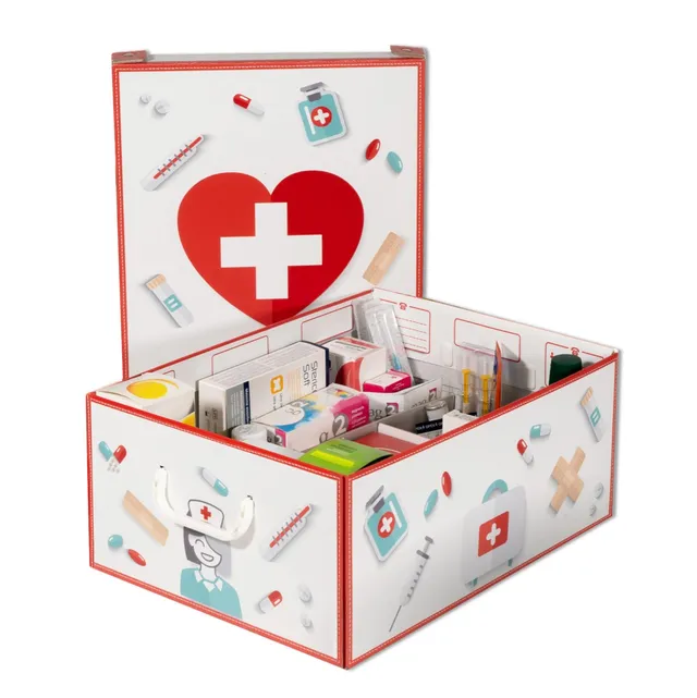 Lavatelli Pharma Organizer scatola medicinali 32x42cm 9 scomparti