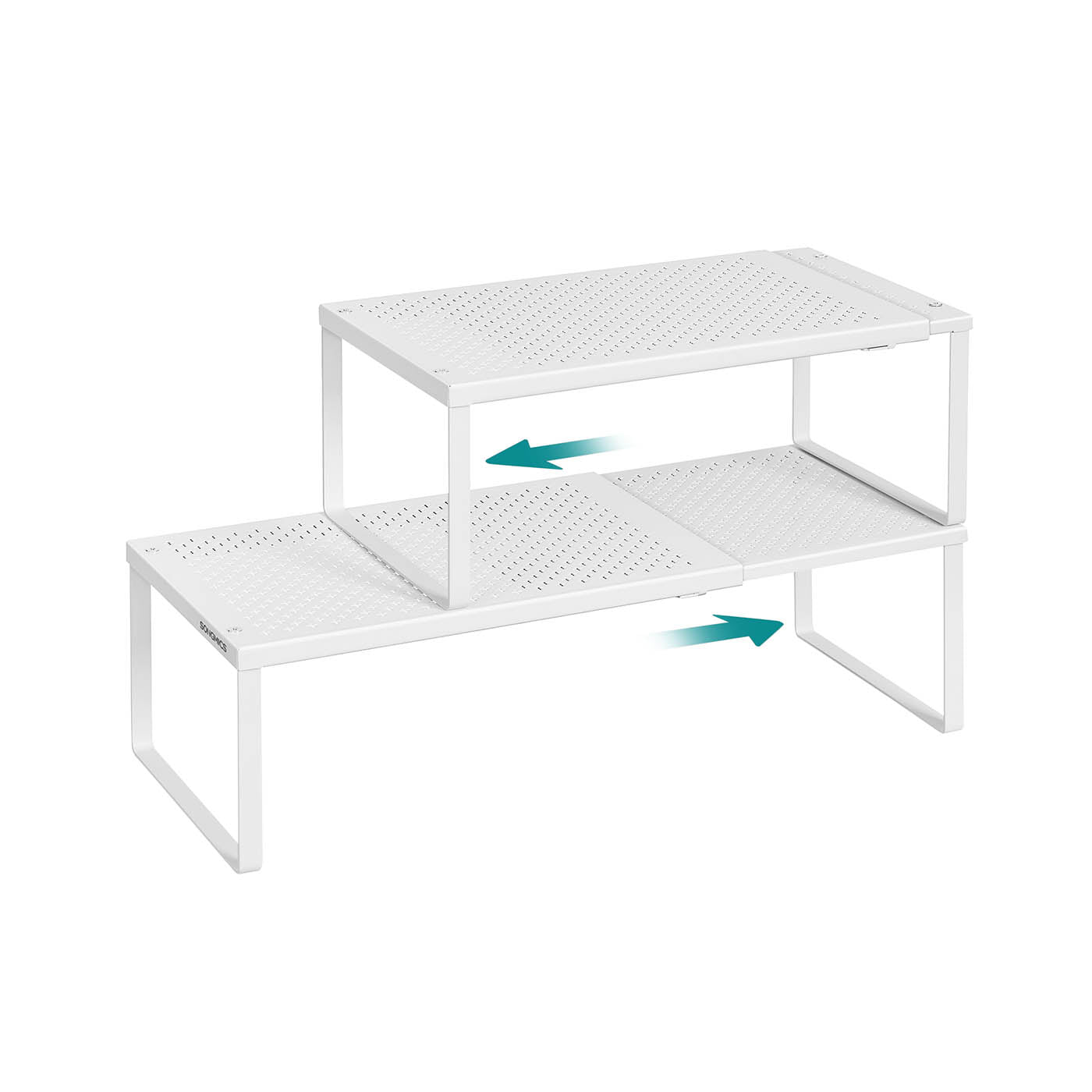 Songmics Mensole Cucina Espandibili Metallo Set 2 Pezzi