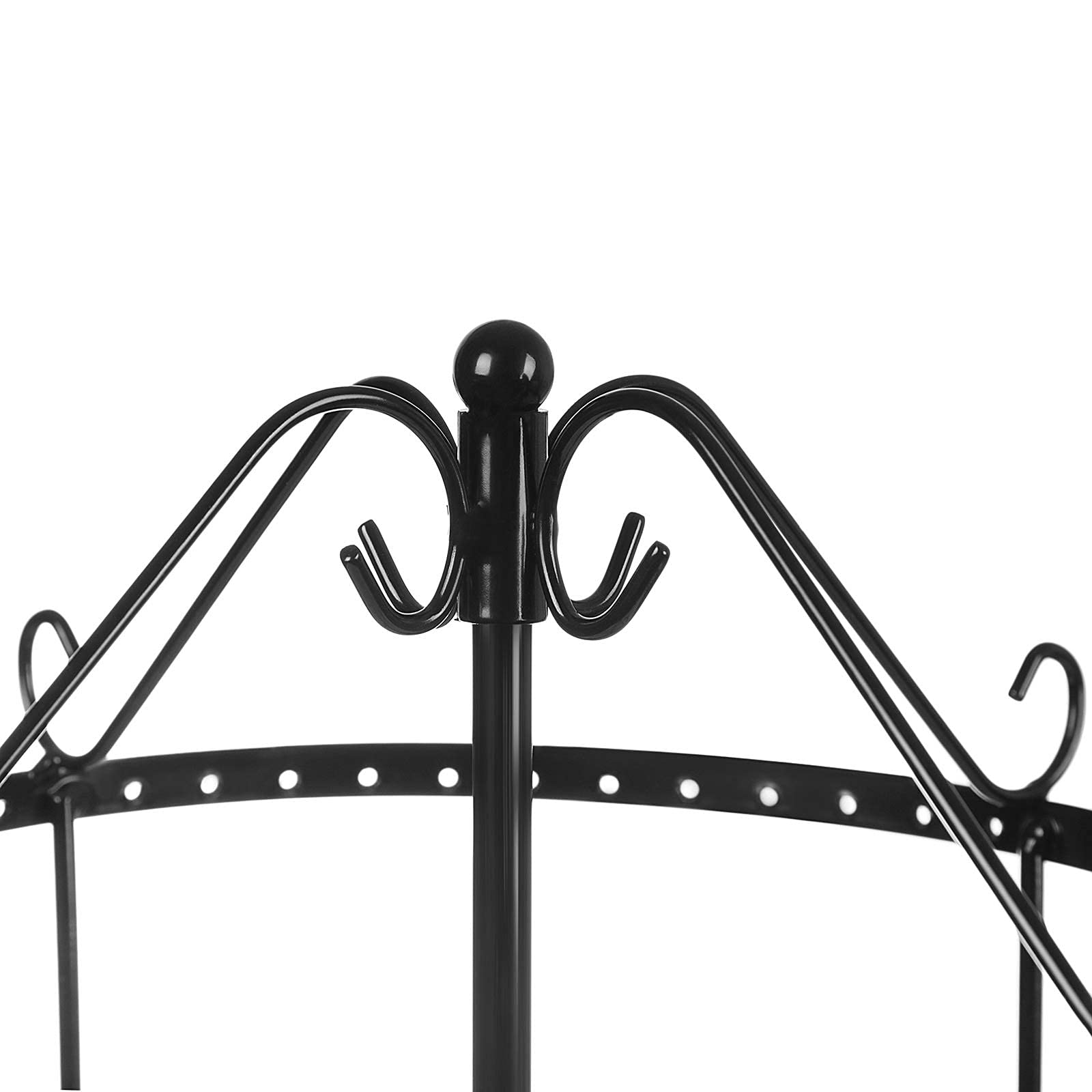 Songmics JDS012B espositore orecchini girevole nero 96 paia