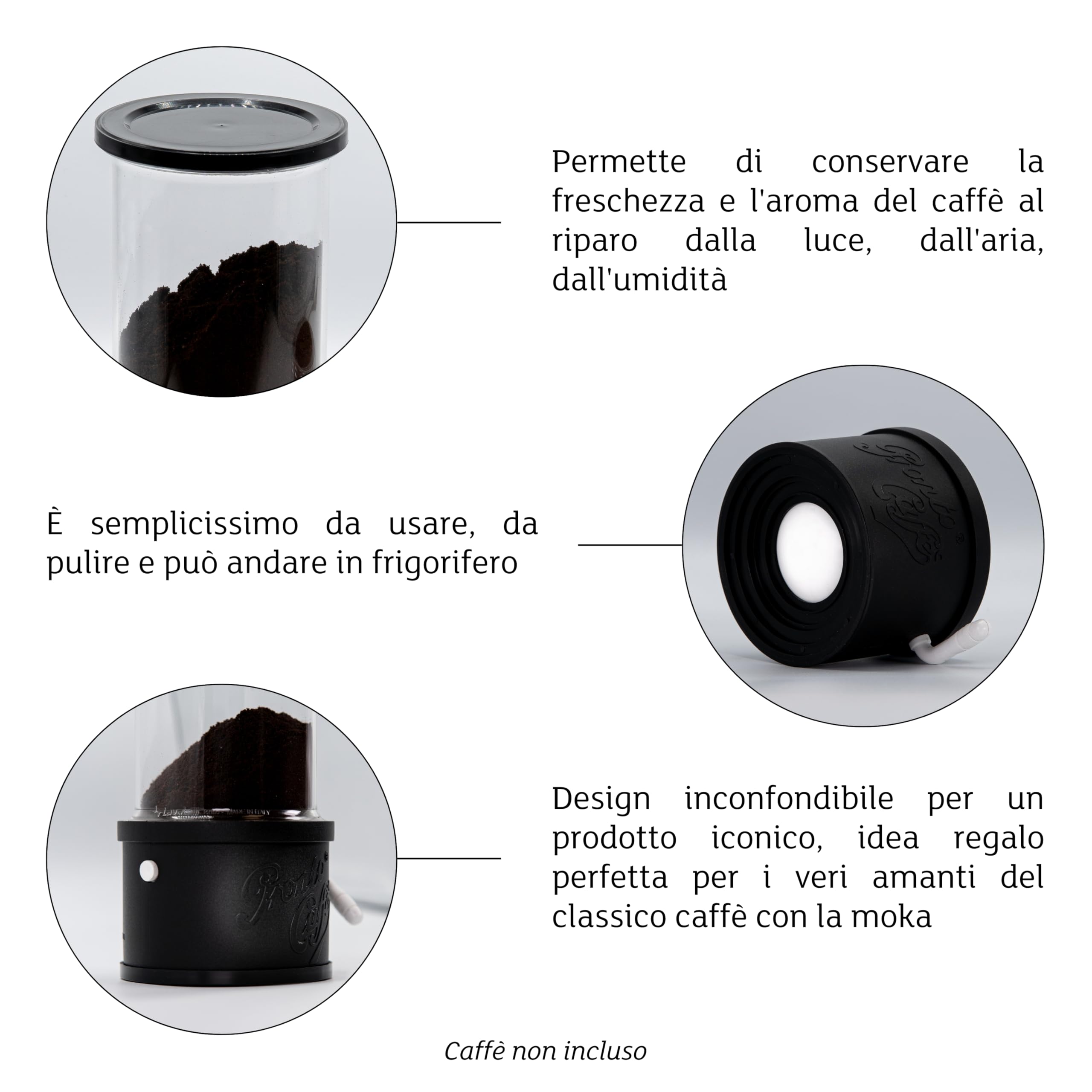 Lavatelli ProntoCaffè Black dosatore caffè moka 250 g