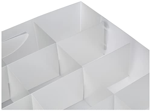 Domopak Living organizer cassetti 12 scomparti 30x30x8 cm