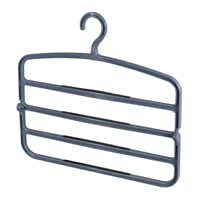 Domopak Living Appendi Pantaloni Gruccia Grigio 4 Barre 40 cm