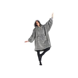 Kanguru Kangurone Fluffi felpone con maniche grigio