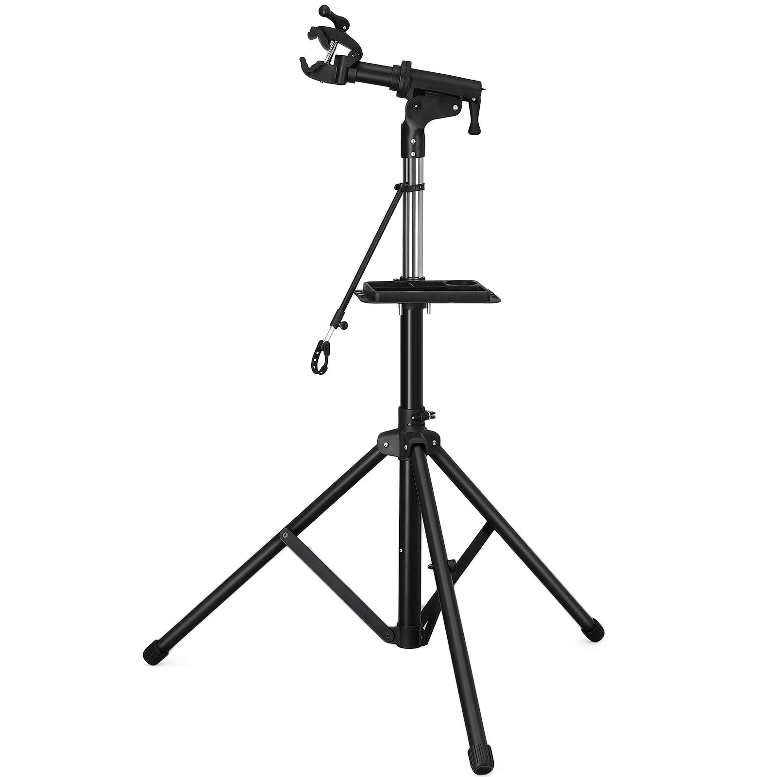 Songmics cavalletto bici riparazione regolabile con vassoio