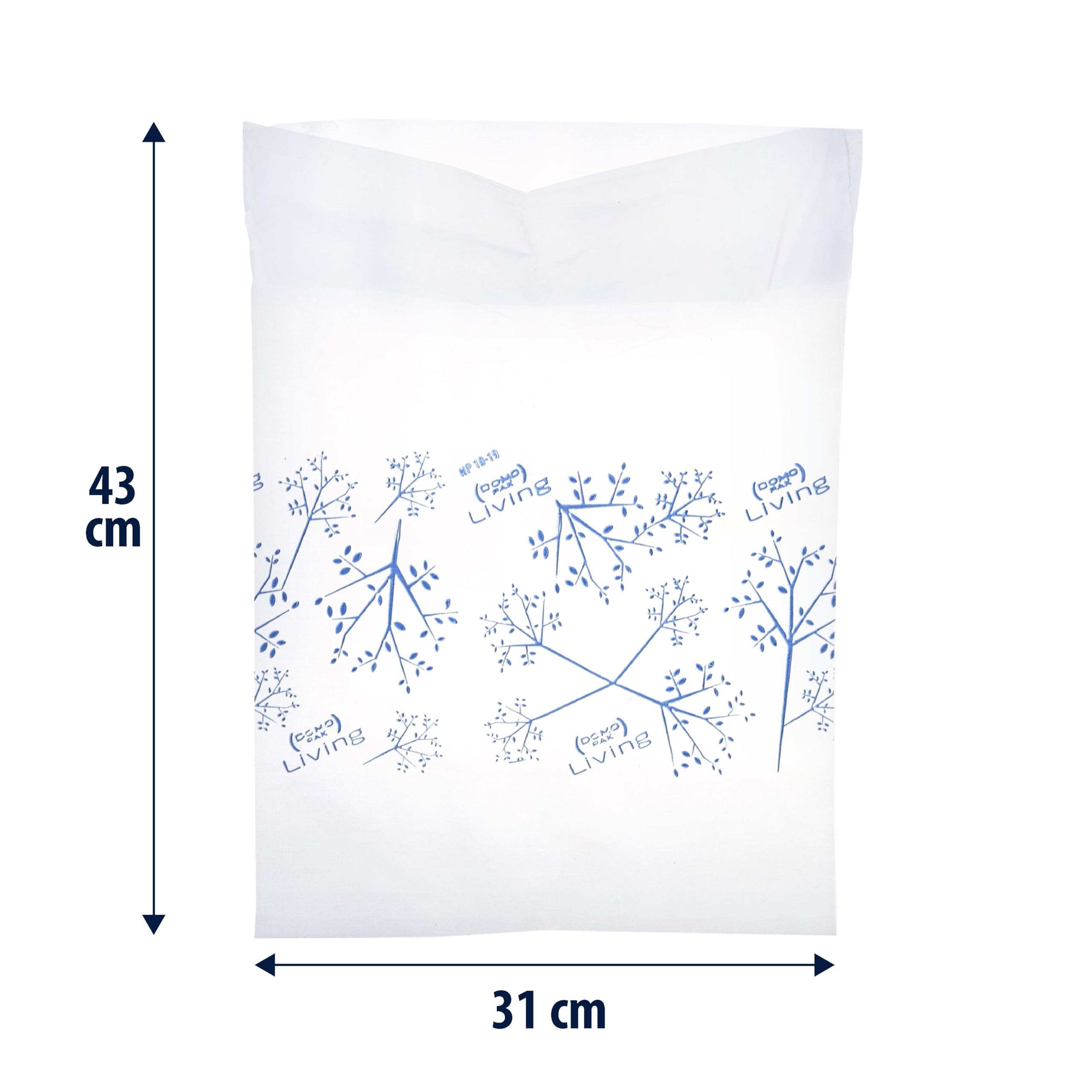Domopak Living sacchetti antipolvere 31x43 cm 15 pezzi trasparente