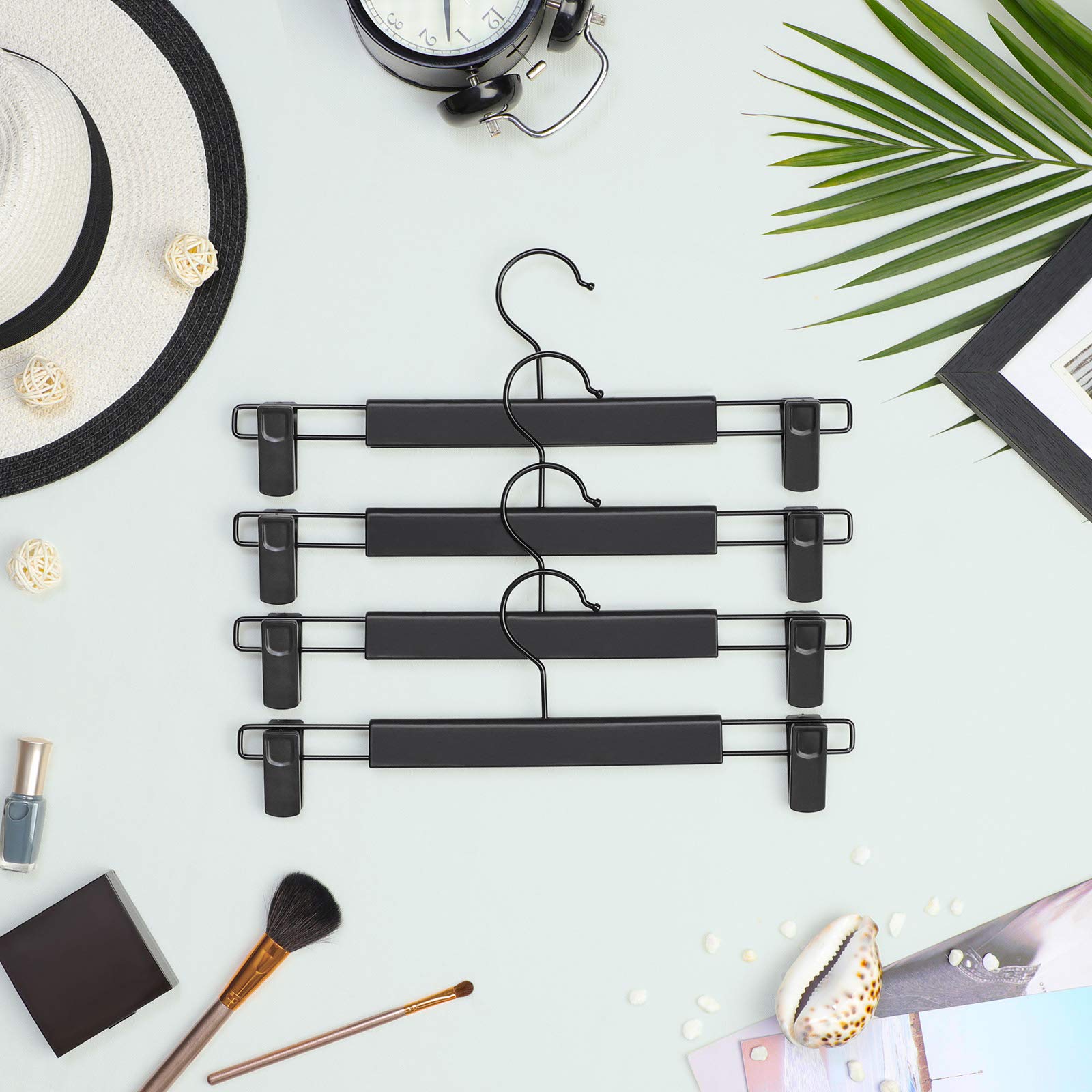 Songmics CRP02BK12 set 12 grucce pantaloni nero 35 cm