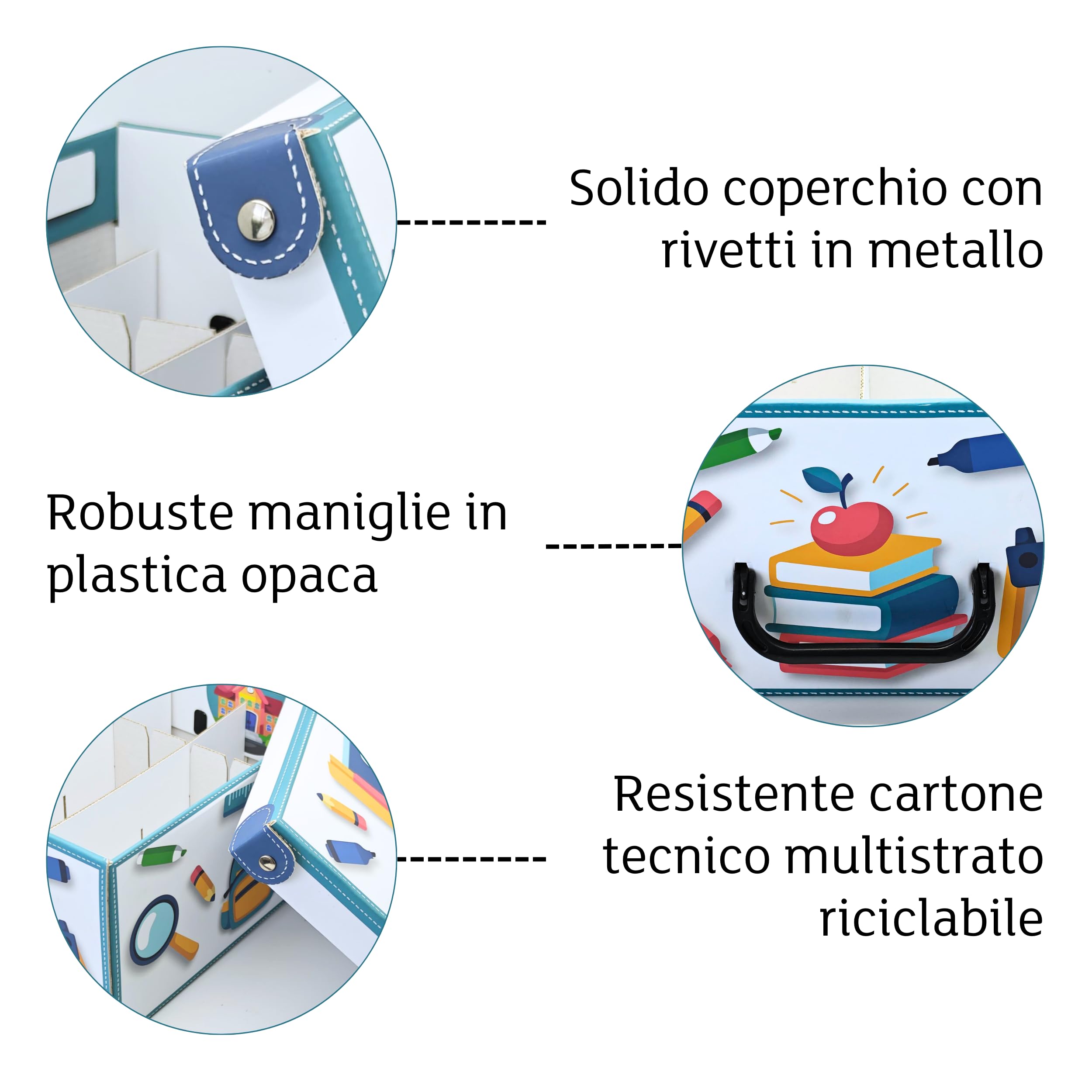 Lavatelli Back to School Organizer Scuola 32x22,5x15 cm A4