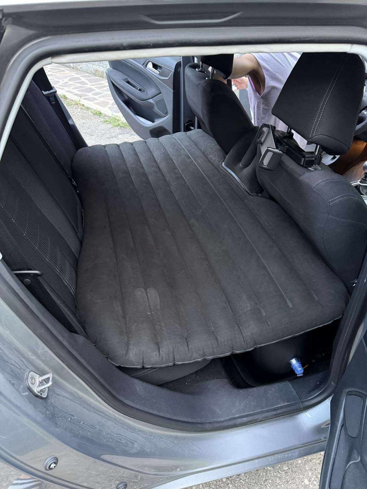 Ediesi materasso auto gonfiabile nero 140x80 pompa