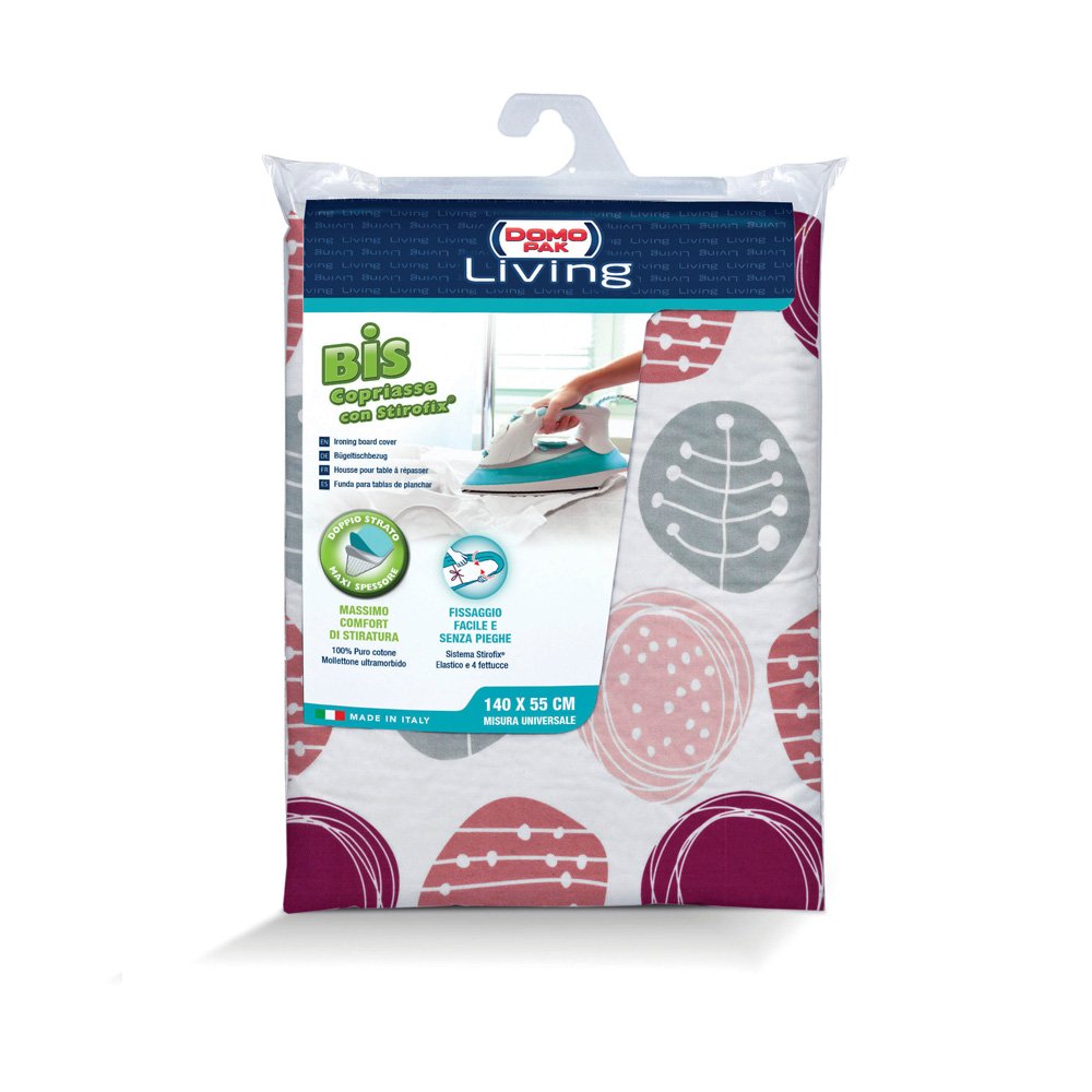 Domo Pak Living copriasse stiro Bis 140x55 cotone Stirofix