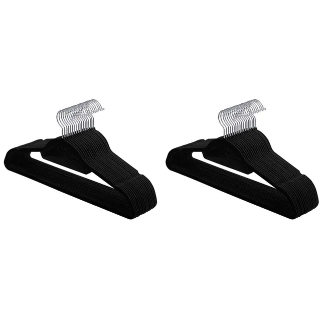 SONGMICS CRF020B40 Grucce Velluto 40 Pezzi Nere