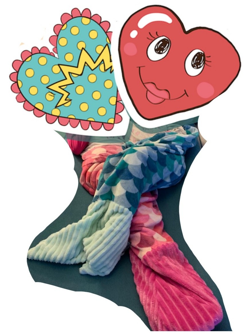Kanguru Rocket coperta a coda bambini 142 cm multicolore