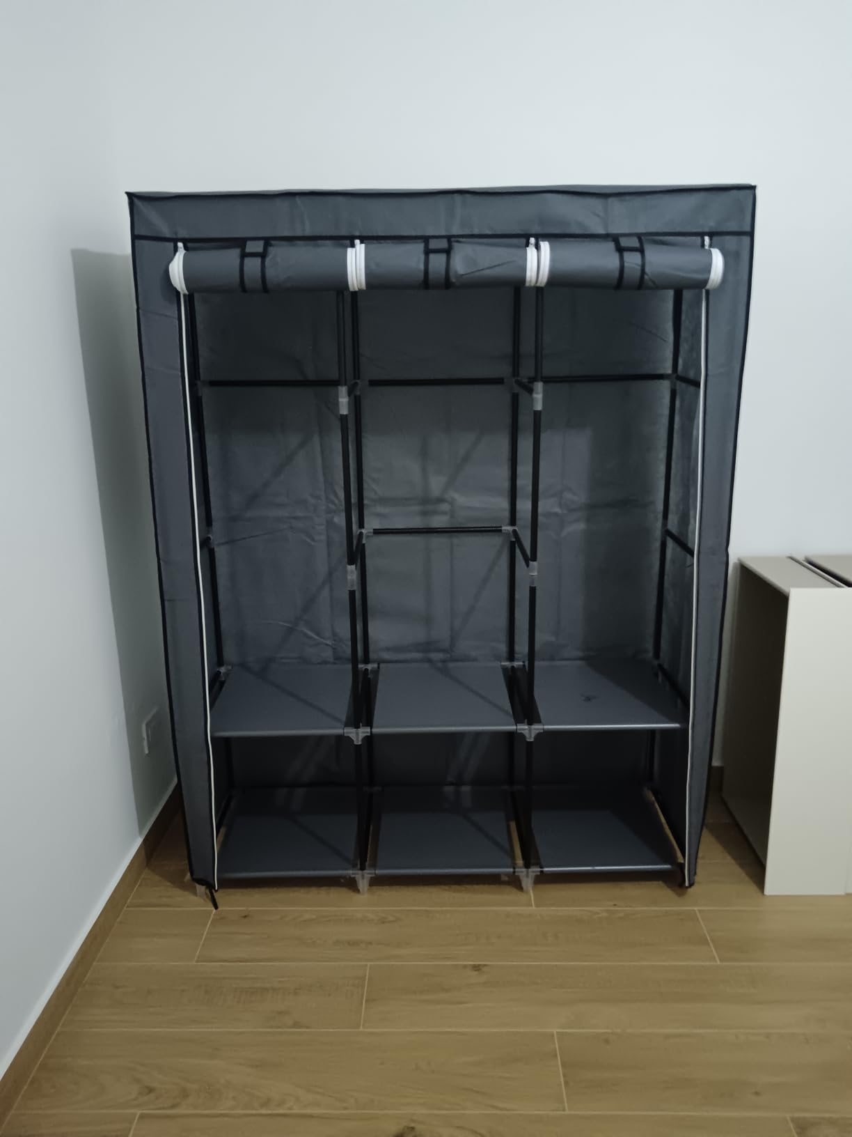 Songmics RYG094B02 guardaroba nero 45x170x167 cm