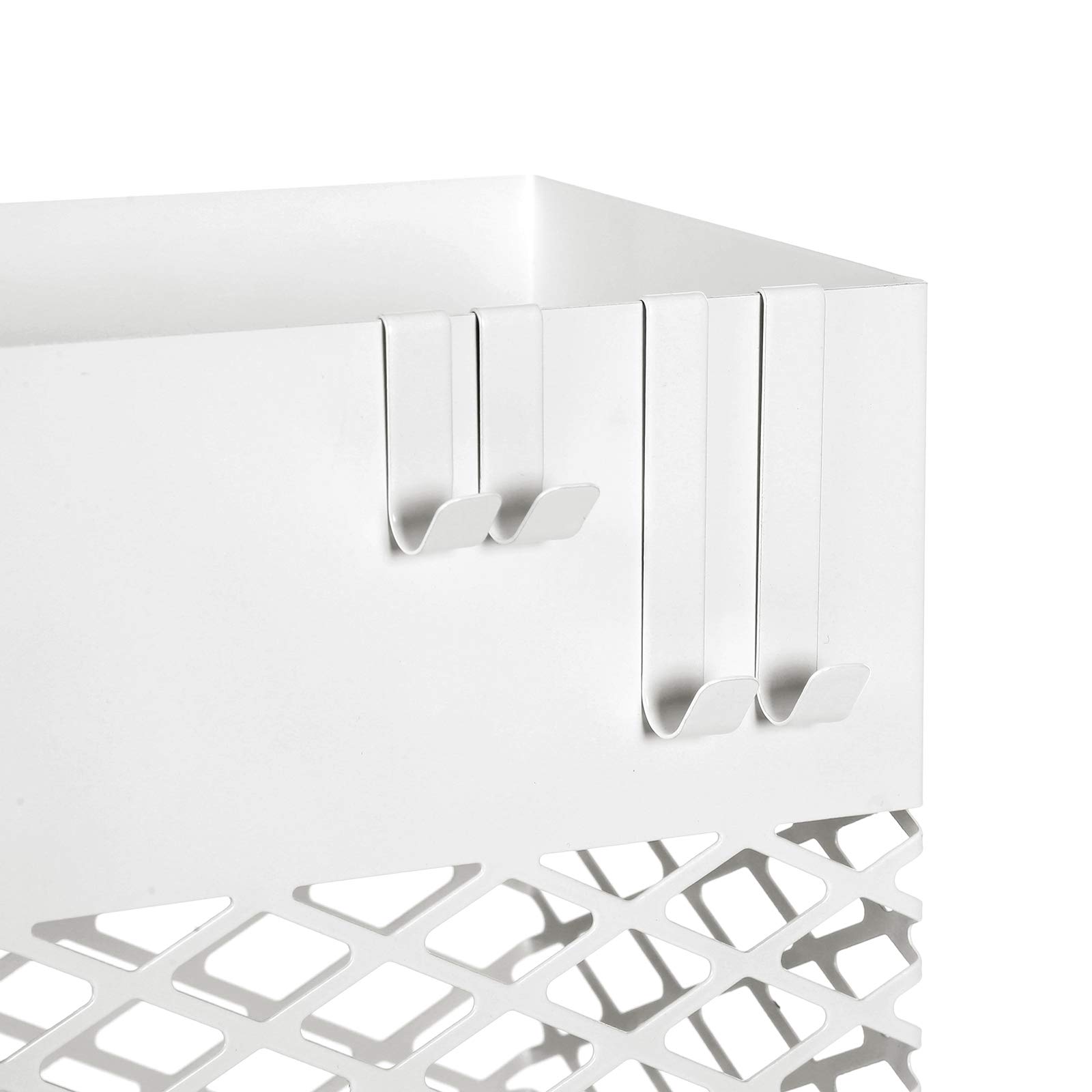 Songmics portaombrelli metallo bianco 28x12x41 cm 10 ombrelli