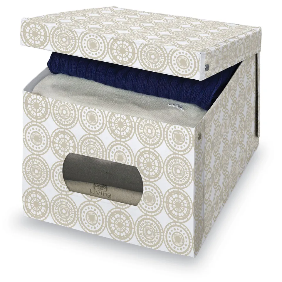 Domo Pak Living 916024 scatola guardaroba beige 42x50x31 cm