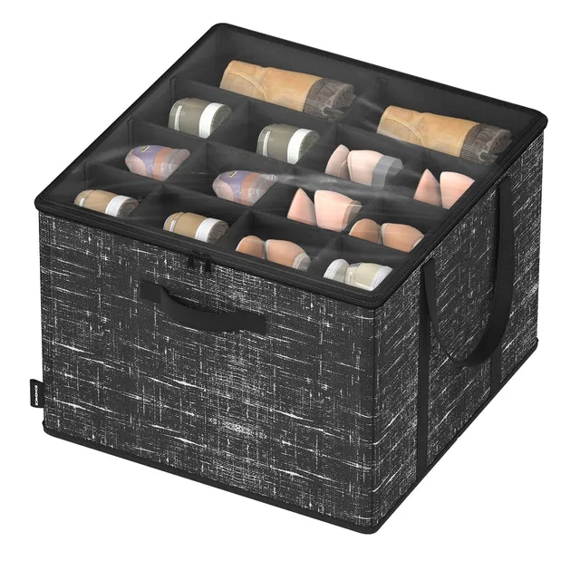 Songmics ULSP601G01 organizer scarpe 16 paia con manici
