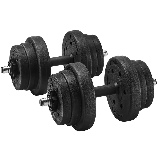 Songmics set manubri regolabili 20 kg