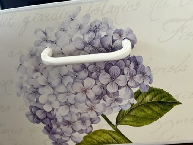 Lavatelli Scatola Cartone Media Fiori Ortensie 32x42x17,5 cm