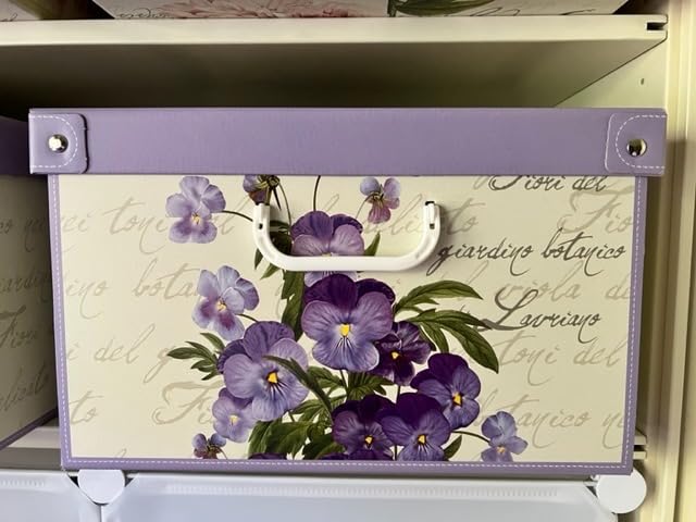 Lavatelli Scatola Cartone Violette Media 32x42x17,5 cm
