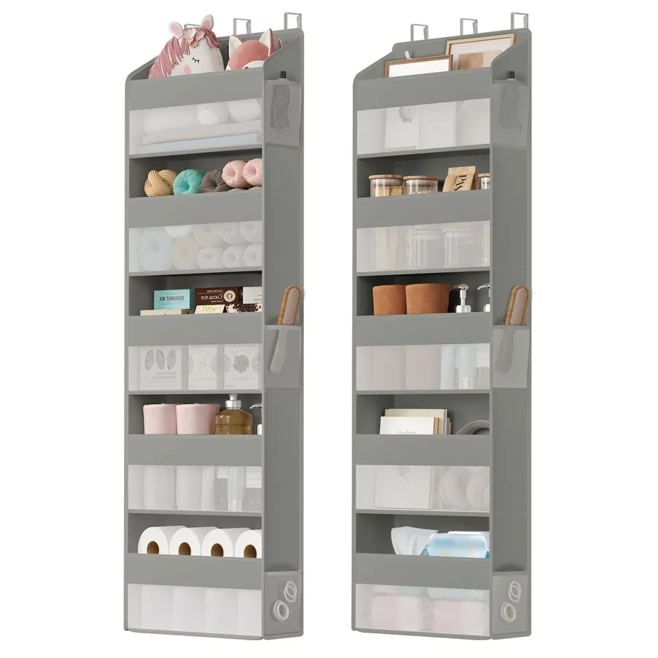 Songmics organizer da porta trasparente 5 ripiani 2 pezzi