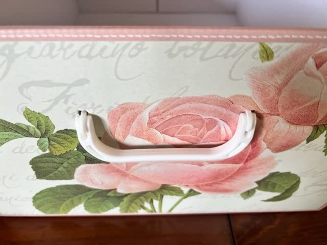 Lavatelli Rose scatole armadio cartone 49x40x24 set 2 pezzi