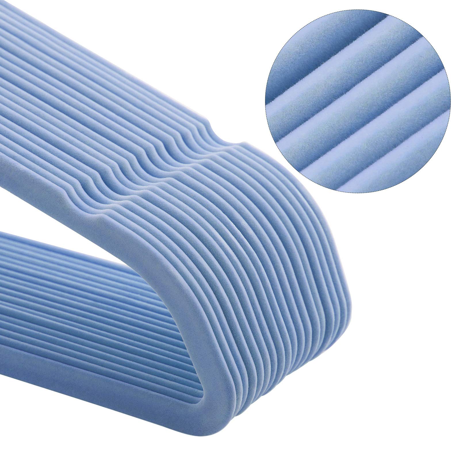 Songmics CRF21IN50 grucce vellutate set 50 blu 45 cm