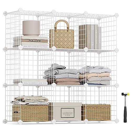 Songmics LPI115W scaffale modulare bianco 9 cubi