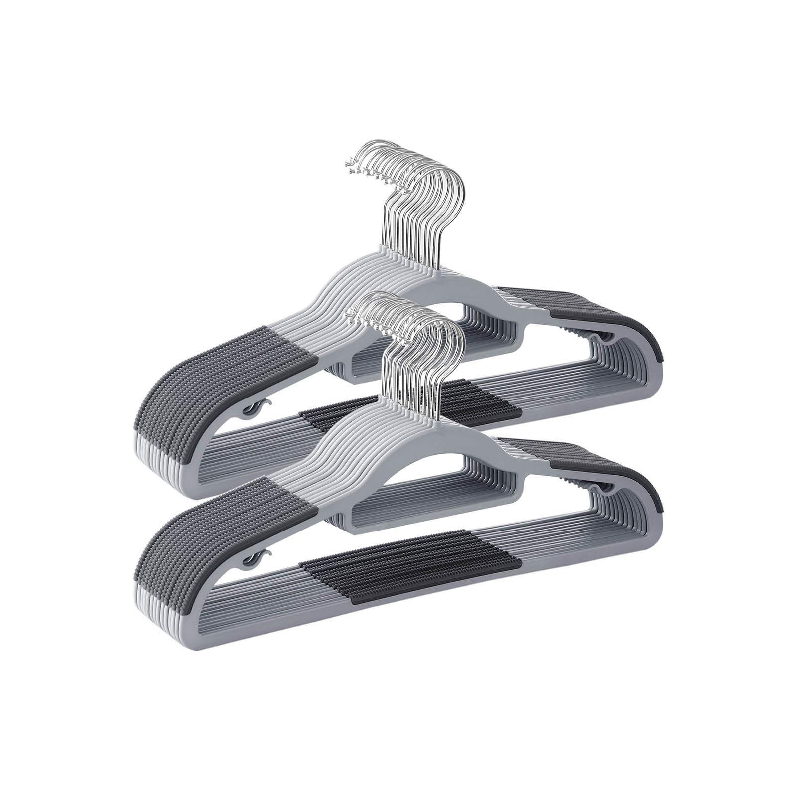 Songmics CRP20BK50 Grucce Plastica 50 Pezzi Nere Antiscivolo