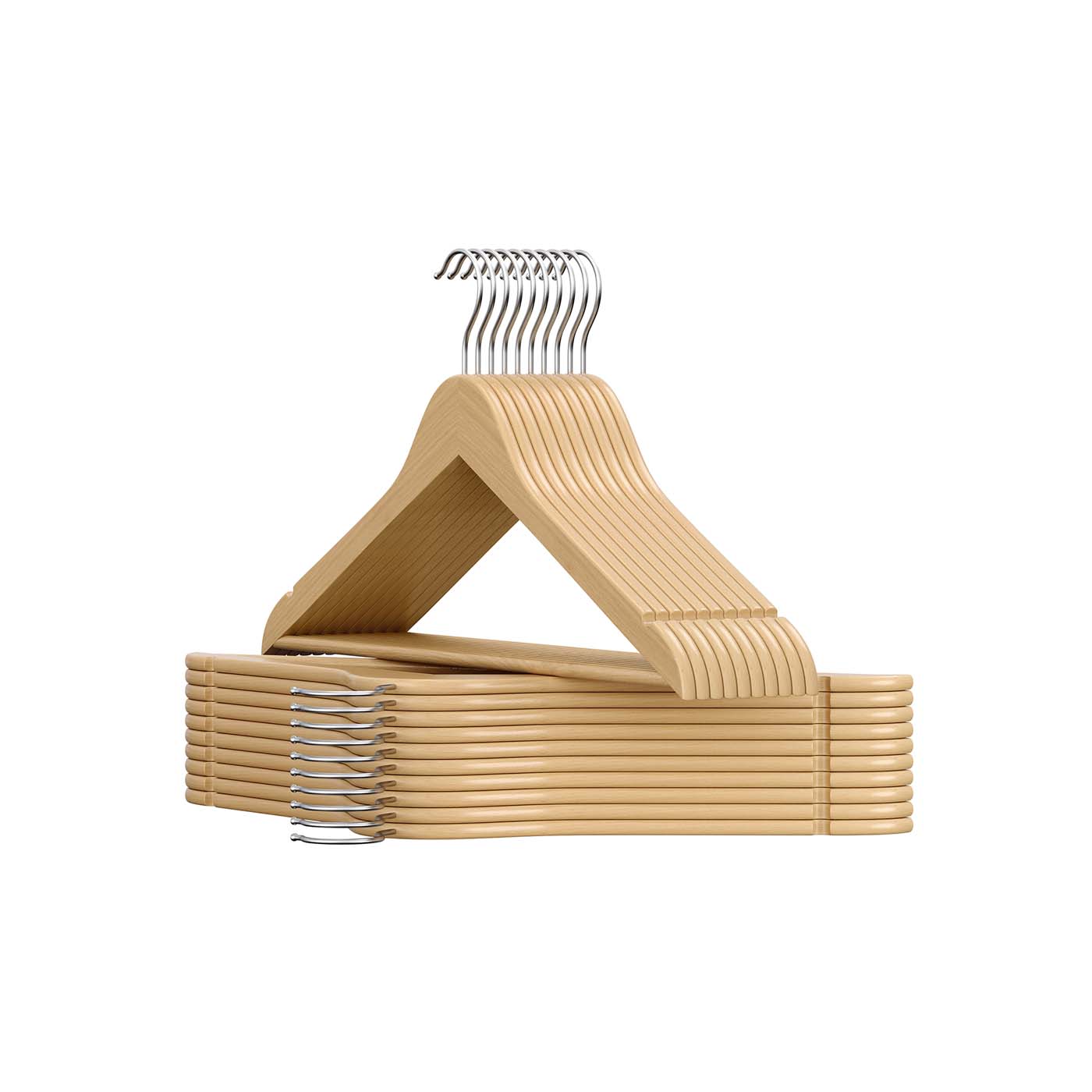 Songmics Grucce Legno 20 Pezzi Gancio Girevole