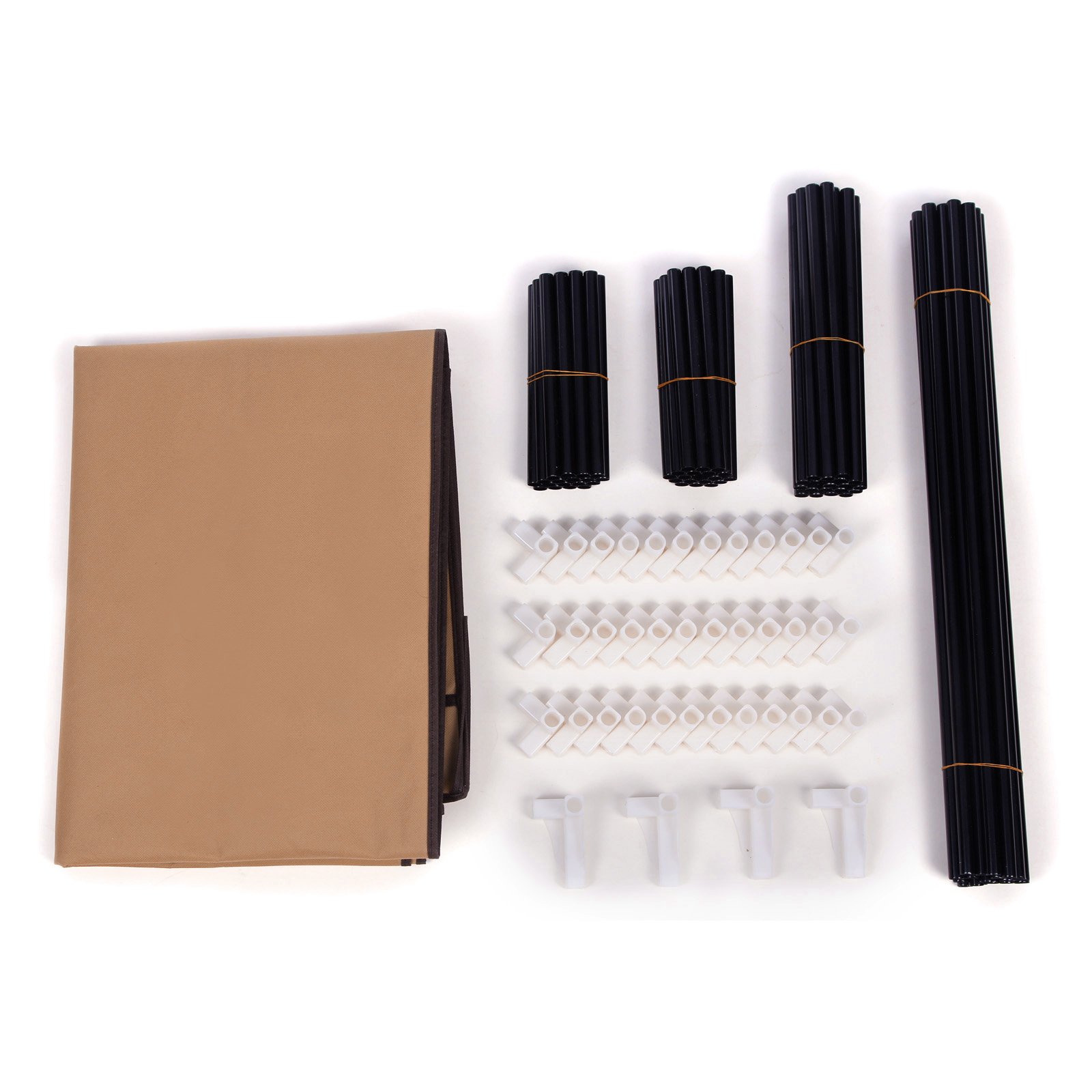 Songmics RXJ10K Scarpiera 10 Ripiani Caffè 160x58x28 cm