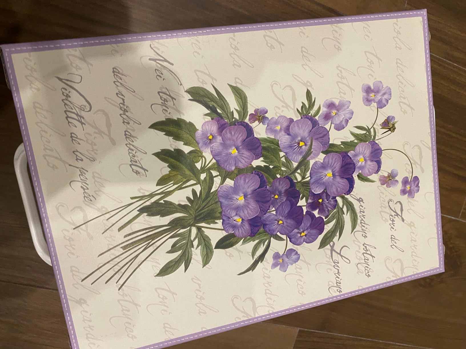 Lavatelli Scatola Cartone Violette Media 32x42x17,5 cm