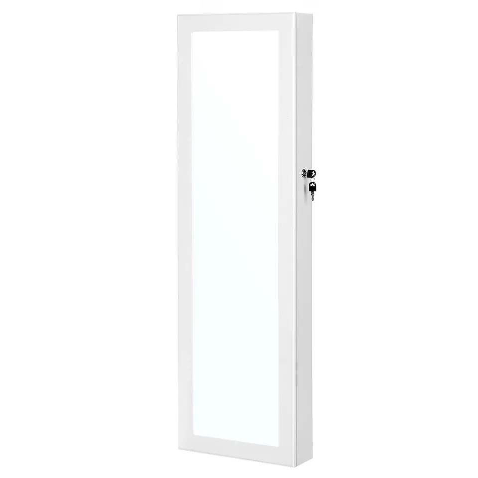 Songmics UJJC93W Armadio Portagioie Specchio Bianco LED